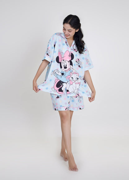 Minnie & Marie Cartoon Shorts Set